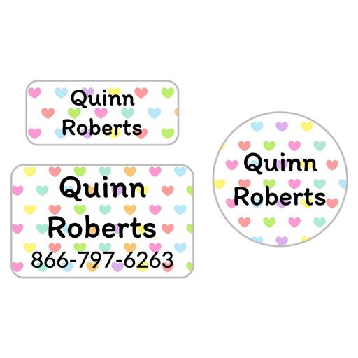 Rainbow Clothing Labels Pack